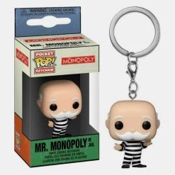 Εξοδος ❤️ Μινιατούρες Funko Pop! Monopoly - Mr. Monopoly In Jail Vinyl Μπρελόκ MULTI 🤩