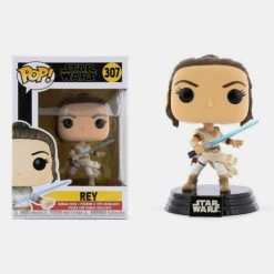 Εκπτωση 🛒 Μινιατούρες Funko Pop! Star Wars Ep 9 - Rey -307 Bobble-Head V MULTI ❤️