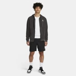 Νέος 👏 Ζακέτες Jordan Air Dri-FIT Fleece Ανδρική Φόρμα BLACK/WHITE ⌛ -Jordan Κατάστημα jordan dri fit air 4