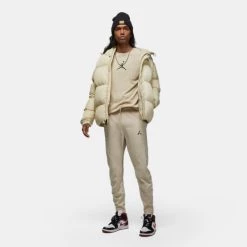 Συμφωνίες 💯 T-Shirts | Μπλούζα κοντό μανίκι Jordan Jumpman Air Ανδρικό T-Shirt RATTAN/BLACK ✨ -Jordan Κατάστημα jordan jumpman 5