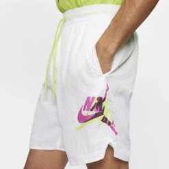 Πολύ καλή προσφορά 😍 Μαγιό Jordan Men's 7" Jumpman Ανδρικό Σορτς Μαγιό WHITE/CYBER/ACTIVE FUCHSIA 🌟 -Jordan Κατάστημα jordan m j 7 jumpman poolside short 3