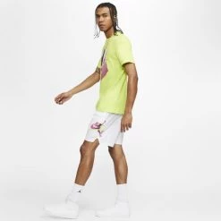 Πολύ καλή προσφορά 😍 Μαγιό Jordan Men's 7" Jumpman Ανδρικό Σορτς Μαγιό WHITE/CYBER/ACTIVE FUCHSIA 🌟 -Jordan Κατάστημα jordan m j 7 jumpman poolside short 5