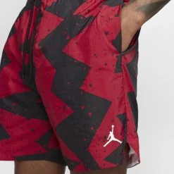 Το φθηνότερο 🤩 Μαγιό Jordan Poolside 17" Ανδρικό Σορτς Μαγιό GYM RED/WHITE ✔️ -Jordan Κατάστημα jordan m j 7 poolside short 2