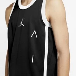 Εκπτωση 🎉 Αμάνικα T-shirts Jordan Jumpman Air Ανδρική Αμάνικη Μπλούζα BLACK/WHITE/WHITE 🤩 -Jordan Κατάστημα jordan m j air bball jersey 3