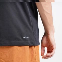 Best Pirce ❤️ T-Shirts | Μπλούζα κοντό μανίκι Jordan Air Dri-FIT Ανδρικό T-Shirt BLACK/WHITE ❤️ -Jordan Κατάστημα jordan m j air df gfx ss crew 9