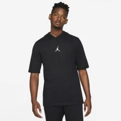 Πολύ καλή προσφορά ✔️ T-Shirts | Μπλούζα κοντό μανίκι Jordan Dri-FIT Air Performance Κοντομάνικη Μπλούζα Φούτερ BLACK/WHITE ✔️