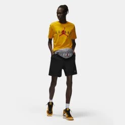 Το φθηνότερο 🥰 T-Shirts | Μπλούζα κοντό μανίκι Jordan Wordmark Ανδρικό T-shirt TAXI/BLACK/FIRE RED 👍 -Jordan Κατάστημα jordan m j air wm tee 11