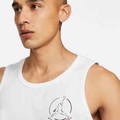 Κουπόνι 😍 Αμάνικα T-shirts Jordan Jumpman Air Ανδρική Αμάνικη Μπλούζα WHITE ❤️ -Jordan Κατάστημα jordan m j brand jumpman air tank 2