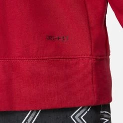 Ολοκαίνουργιο 🎉 Μπλούζες με Κουκούλα Jordan Dri-FIT Air Ανδρική Μπλούζα Με Κουκούλα GYM RED/BLACK 👍 -Jordan Κατάστημα jordan m j df air flc gfx po 4