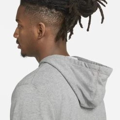 Flash Sale 🔥 Μπλούζες με Κουκούλα Jordan Dri-FIT Air Ανδρική Μπλούζα με Κουκούλα CARBON HEATHER/BLACK ✨ -Jordan Κατάστημα jordan m j df air flc po hoodie 8