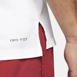 Η καλύτερη συμφωνία 🔥 T-Shirts | Μπλούζα κοντό μανίκι Jordan Dri-FIT Sport Ανδρικό T-Shirt WHITE/BLACK ⭐ -Jordan Κατάστημα jordan m j df sprt ss top 8