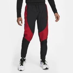 Flash Sale ⌛ Φόρμες Jordan Sport Dri-FIT Ανδρικό Παντελόνι Φόρμας BLACK/GYM RED/GYM RED 🌟