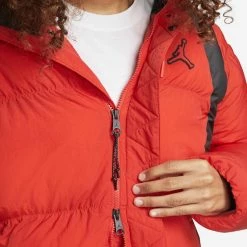 Flash Sale 🌟 Jordan Essentials Ανδρικό Μπουφάν Puffer CHILE RED ⌛ -Jordan Κατάστημα jordan m j ess puffer jkt 10