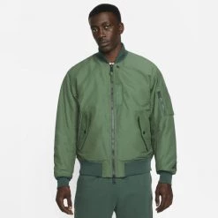 Flash Sale ✨ Μπουφάν Jordan Essentials Statement MA-1 Ανδρικό Μπουφάν NOBLE GREEN/ARCHAEO BROWN 🤩