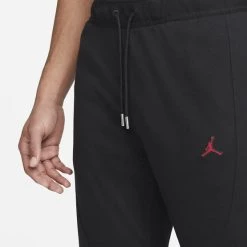 Νέος ✔️ Φόρμες Jordan Essential Warm Up Ανδρικό Παντελόνι Φόρμας BLACK/GYM RED 👍 -Jordan Κατάστημα jordan m j ess warmup pant 10