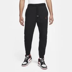 Νέος ✔️ Φόρμες Jordan Essential Warm Up Ανδρικό Παντελόνι Φόρμας BLACK/GYM RED 👍
