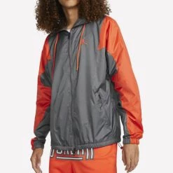 Συμφωνίες 💯 Ζακέτες Jordan Essentials Ανδρική Ζακέτα IRON GREY/ORANGE 👏