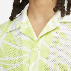 Προώθηση 🔔 Κοντομάνικα Πουκάμισα Jordan Flight Ανδρικό Πουκάμισο Limelight 🎉 -Jordan Κατάστημα jordan m j flt aop ss btn dwn 2