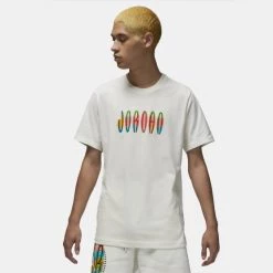 Κουπόνι 💯 T-Shirts | Μπλούζα κοντό μανίκι Jordan Fight MVP Ανδρικό T-Shirt SAIL 👏