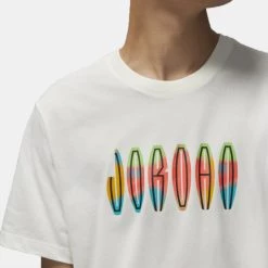 Κουπόνι 💯 T-Shirts | Μπλούζα κοντό μανίκι Jordan Fight MVP Ανδρικό T-Shirt SAIL 👏 -Jordan Κατάστημα jordan m j flt mvp ss wordmark crew 6