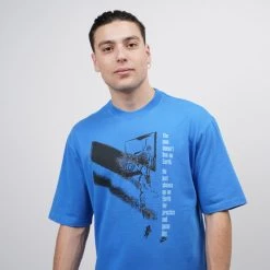 Το φθηνότερο 🤩 T-Shirts | Μπλούζα κοντό μανίκι Jordan Flight Graphic Ανδρικό T-Shirt SIGNAL BLUE 🤩 -Jordan Κατάστημα jordan m j flt ss graphic crew 2