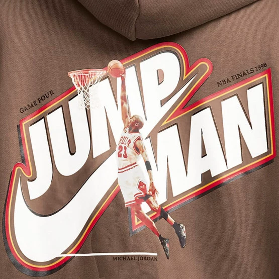 Φτηνός 🔥 Ζακέτες Jordan Jumpman Fleece Ανδρική Ζακέτα ARCHAEO BROWN/BLACK 🥰 4 Φτηνός 🔥 Ζακέτες Jordan Jumpman Fleece Ανδρική Ζακέτα ARCHAEO BROWN/BLACK 🥰 - Image 4