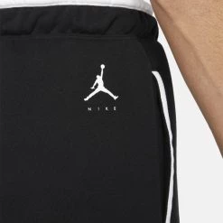 Φτηνός 😉 Φόρμες Jordan Jumpman Ανδρικό Παντελόνι Φόρμας Black/White ✨ -Jordan Κατάστημα jordan m j jmpmn flc pant 10