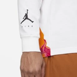 ΧΟΝΔΡΙΚΟ ΕΜΠΟΡΙΟ 🌟 Φούτερ Jordan Jumpman Ανδρική Μπλούζα Φούτερ WHITE 🔥 -Jordan Κατάστημα jordan m j jmpmn stmt 85 ls crew 3