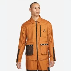Πολύ καλή προσφορά 😀 Αντιανεμικά Μπουφάν Jordan Jumpman Statement Ανδρικό Αντιανεμικό Μπουφάν DESERT BRONZE 💯