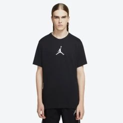 Αγορά 🔥 T-Shirts | Μπλούζα κοντό μανίκι Jordan Jumpman Air Ανδρικό T-Shirt BLACK/WHITE 🔔