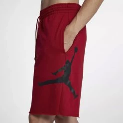 Εκπτωση 🔔 Σορτς | Βερμούδες Jordan Jumpman Logo Ανδρικό Σορτς GYM RED/BLACK 🎉 -Jordan Κατάστημα jordan m j jumpman logo flc short 4