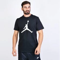 Κουπόνι 🛒 T-Shirts | Μπλούζα κοντό μανίκι Jordan Jumpman Ανδρικό T-Shirt BLACK/WHITE ❤️