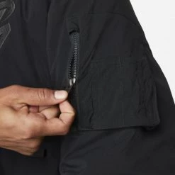 Εκπτωση 💯 Μπουφάν Jordan Zion Flight Ανδρικό Μπουφάν BLACK/DK SMOKE GREY 🥰 -Jordan Κατάστημα jordan m j zion flt jkt 4