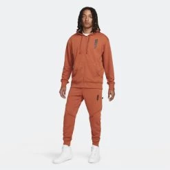 ΧΟΝΔΡΙΚΟ ΕΜΠΟΡΙΟ 😍 Φόρμες Jordan Zion Ανδρικό Παντελόνι Φόρμας DARK RUSSET/BLACK 🛒 -Jordan Κατάστημα jordan m j zion perf pant 4